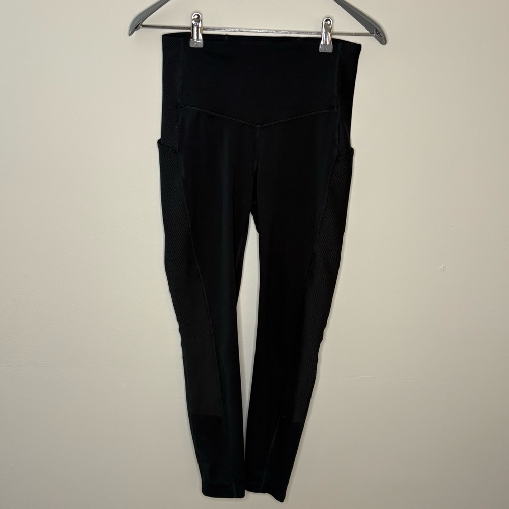 All in Motion Women’s Small Black High-Waisted Leggings Gym casual pockets